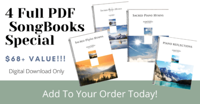 Sacred Piano Hymns PDF Bundle – Books 1, 2, 5 & Reflections