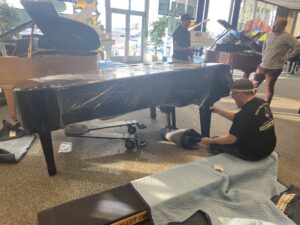 Unwrapping the piano