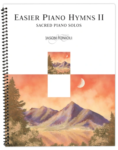 Easier Piano Hymns #2 - Spiral Bound Music Book