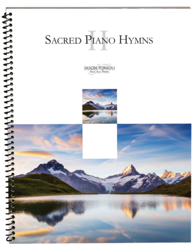 Sacred Piano Hymns 2 by Jason Tonioli spiral-bound cover