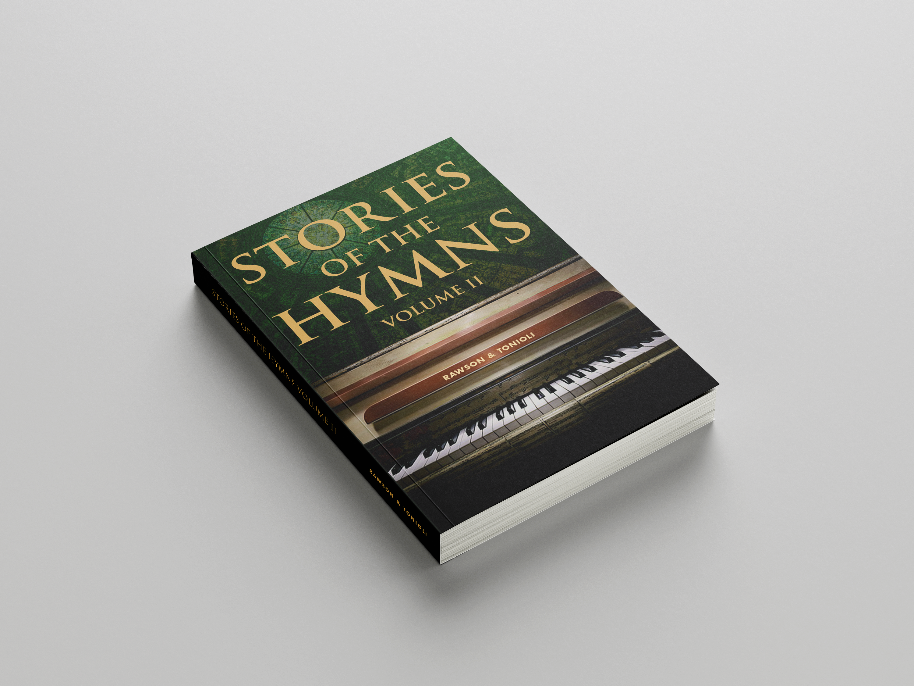 Book Cover Mockup Angled View