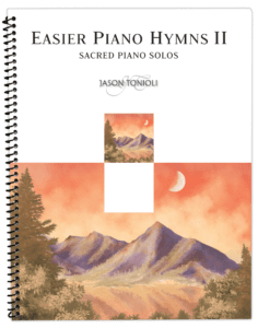 Easier Piano Hymns #2 - Spiral Bound Music Book