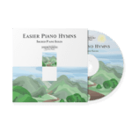 Easier Piano Hymns CD Product Design Cover and CD Trans