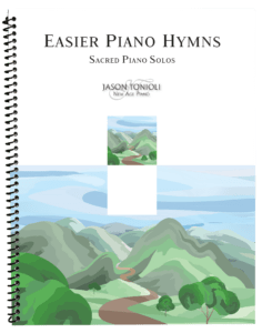 Easier Piano Hymns on Spiral Book Trans