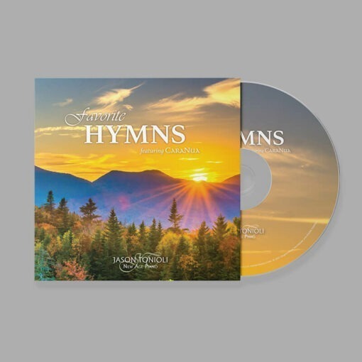 Favorite Hymns CD Product Design Cover and CD