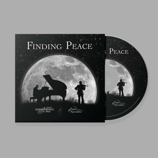 Finding Peace CD Product Design Cover and CD