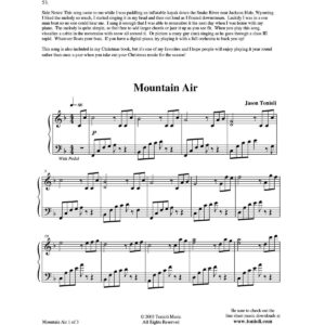 Mountain Air PDF Piano Sheet Music