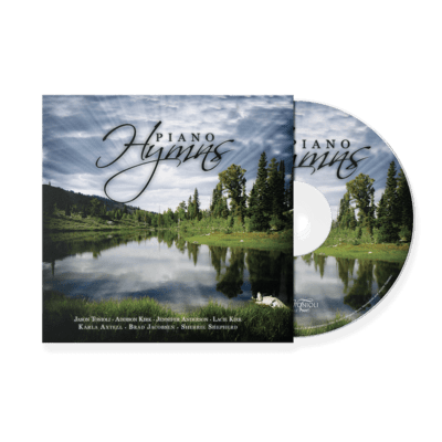 Piano Hymns CD Product Design Cover and CD Trans