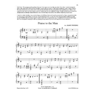 Praise to the Man - Piano Solo PDF Sheet Music
