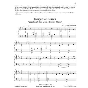 Prospect of Heaven Piano Solo PDF Sheet Music (aka. Adam-ondi-Ahman)