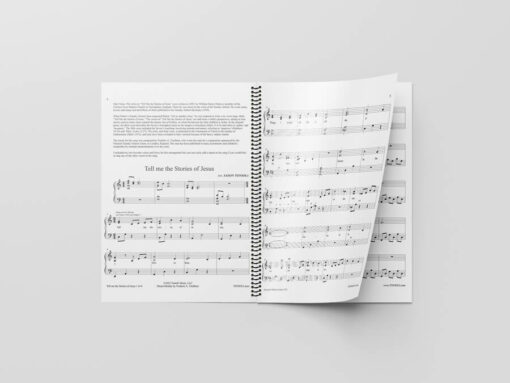 WEB Easier Piano Hymns 2 Binded Book Mockup Page Turn