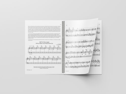 WEB Sacred Hymns 1 Binded Book Mockup Page Turn