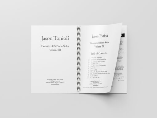 WEB Sacred Hymns 3 Binded Book Mockup Page Turn Table Of Contents