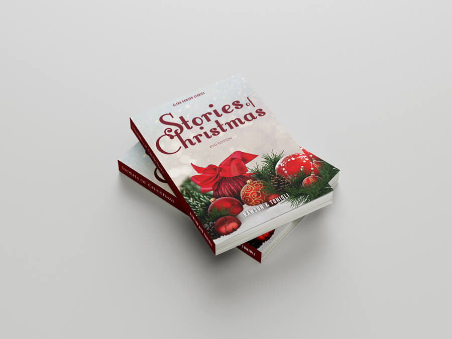 WEB Tell Me The Stories Of Christmas Book Cover Mockup Stack