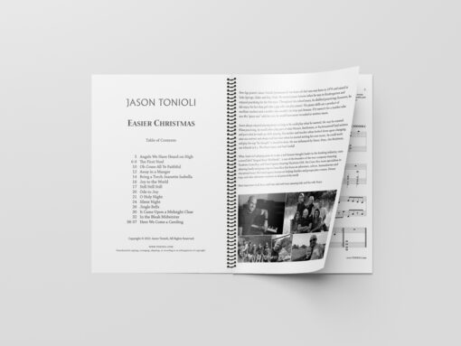 WEEB Easier Christmas Binded Book Mockup Page Turn Table Of Contents