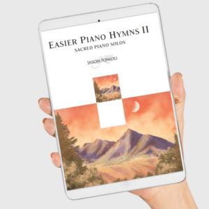 Easier Piano Hymns 2 - FULL DIGITAL PDF BOOK - BEST VALUE!